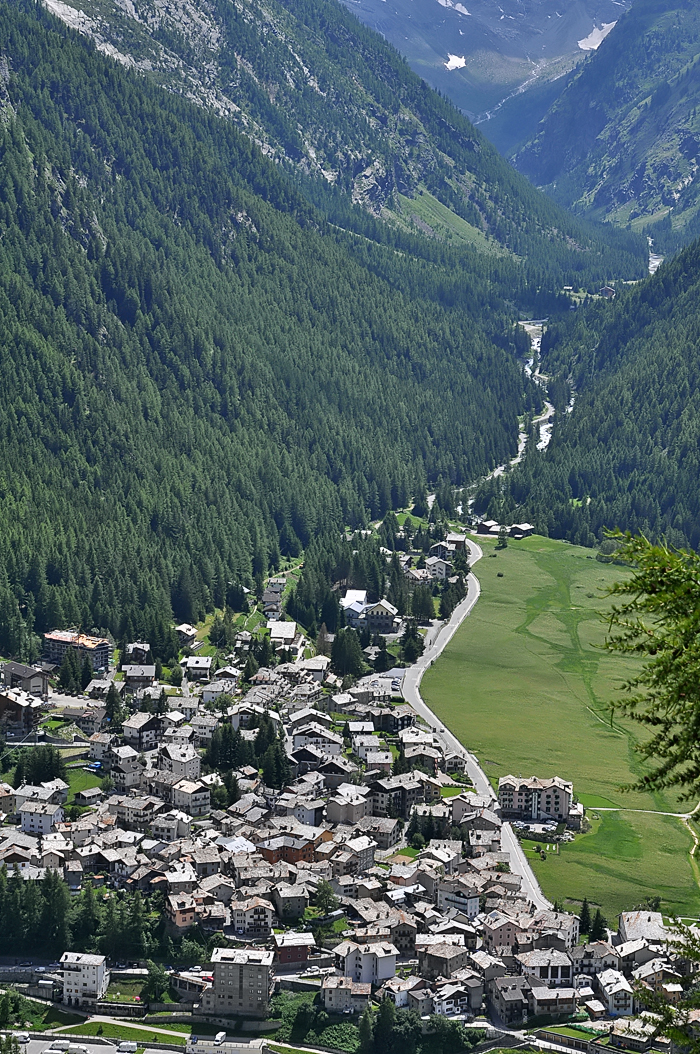 Cogne vue de Gimillan