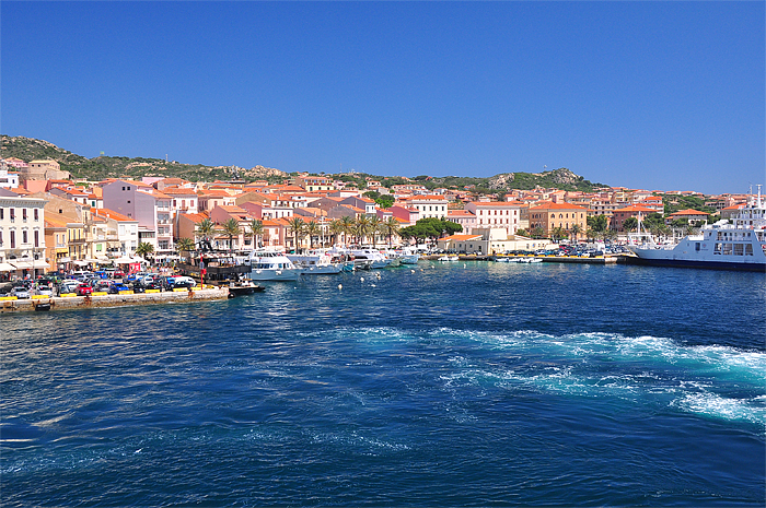 La Maddalena port retour