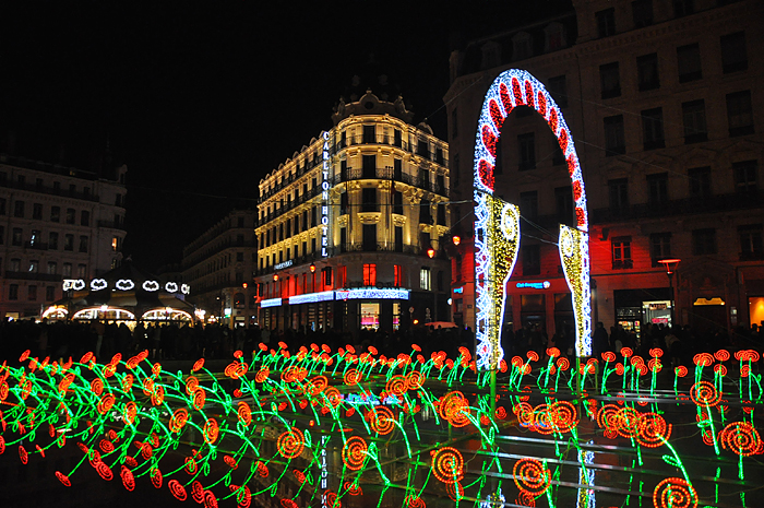 Lyon fete lumieres republique