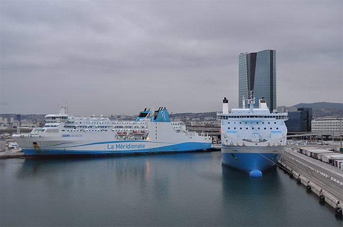 Marseille port