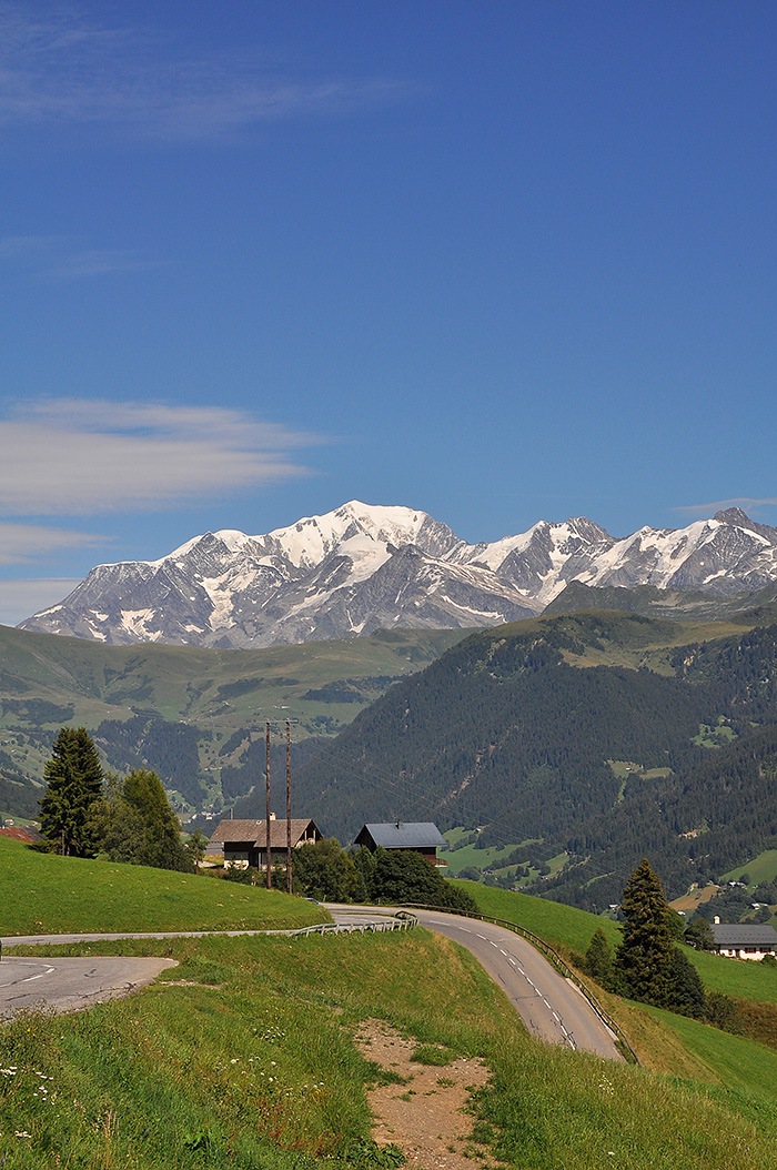 Le Mont-Blanc depuis les Saisies