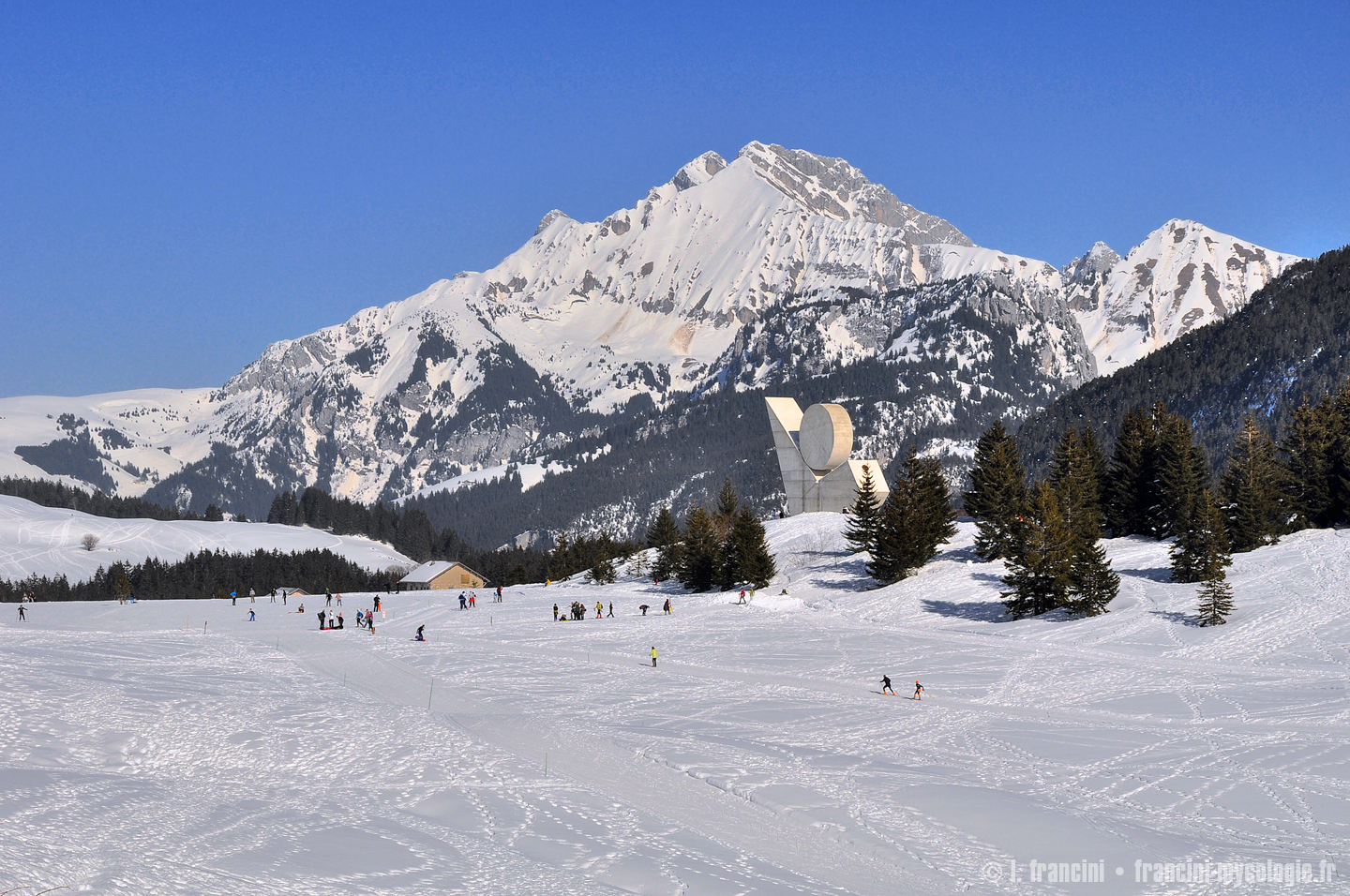 Glieres Monument Hiver 2013