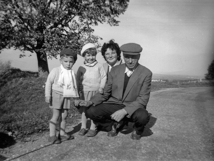 Avec grand-pere octobre 59