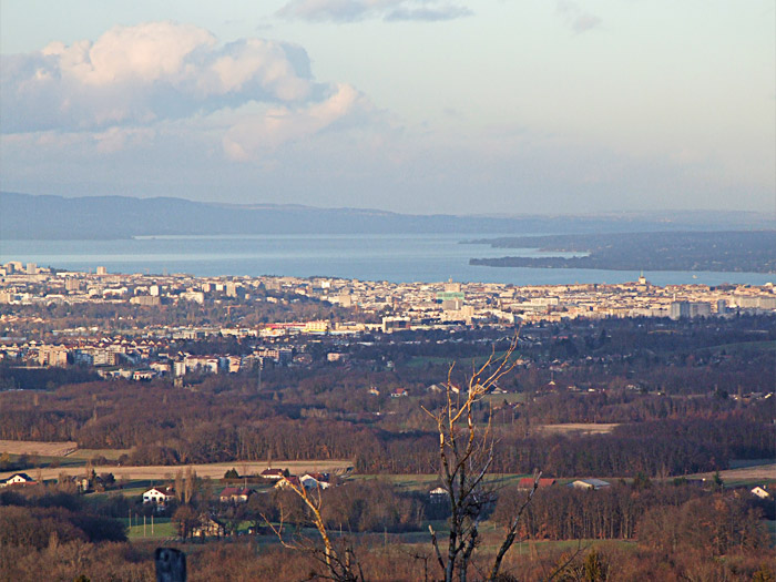 Bassin lemanique vu de Vers