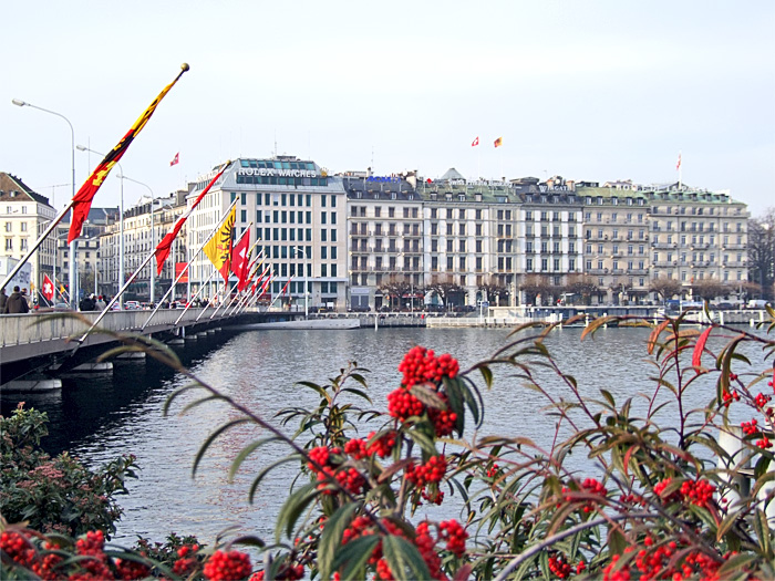 Geneve pont Mont Blanc