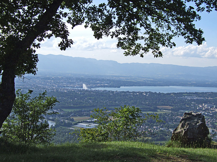 Geneve vu de Monnetier