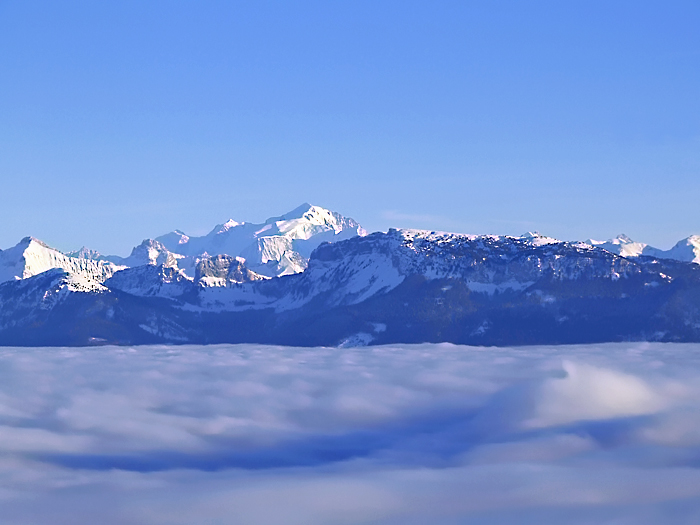 Mont Blanc depuis le Saleve